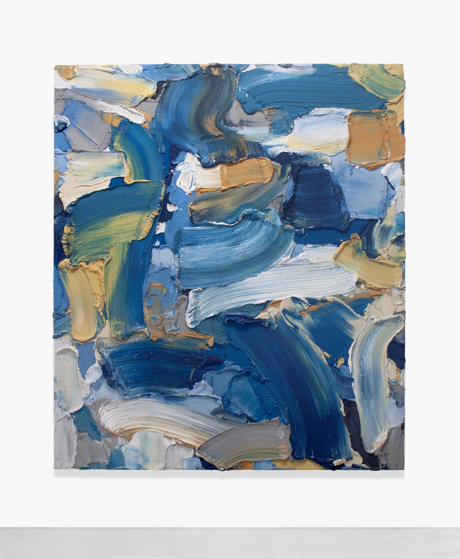PR131, mixed media on burlap, 2023, 200 × 170 cm