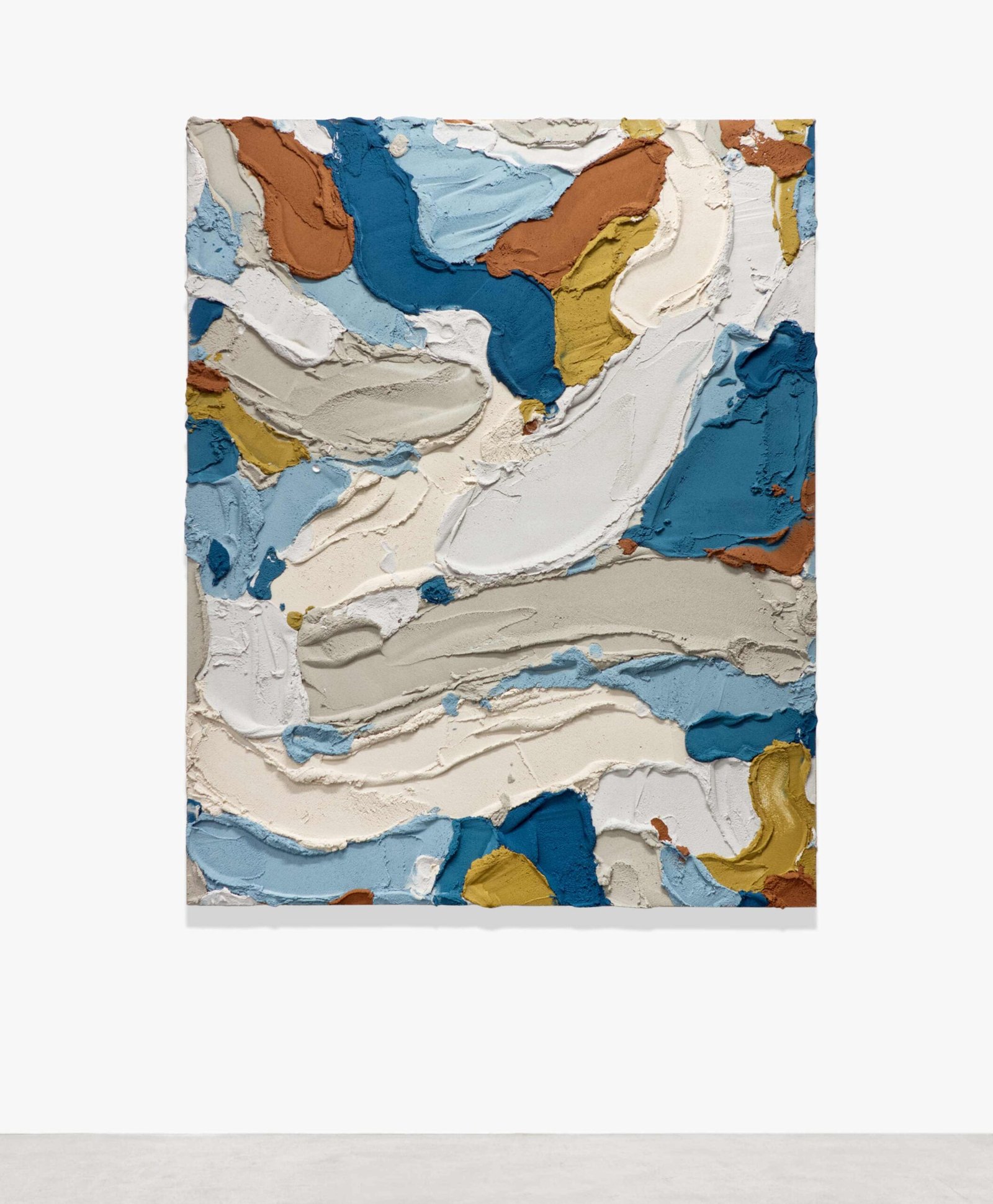 PR172, mixed media on burlap, 2026, 150 × 120 cm